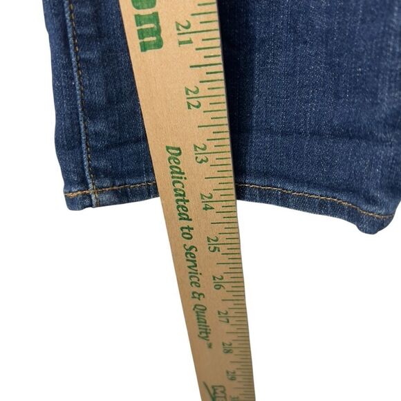 AEO sz 4 y2k style low rise Artist Distressed Bootcut Denim Jeans - Picture 9 of 11